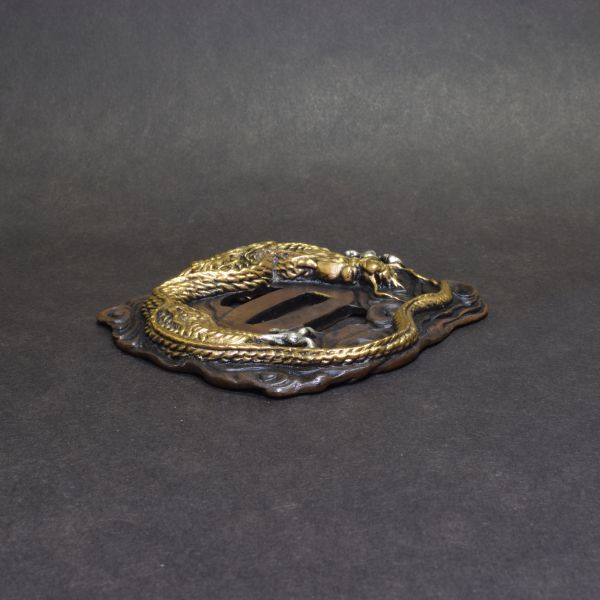 希少！レアな骨董品 鉄製 刀の鍔(つば) 5点セット 鍔 鐔 つば 刀装具 5