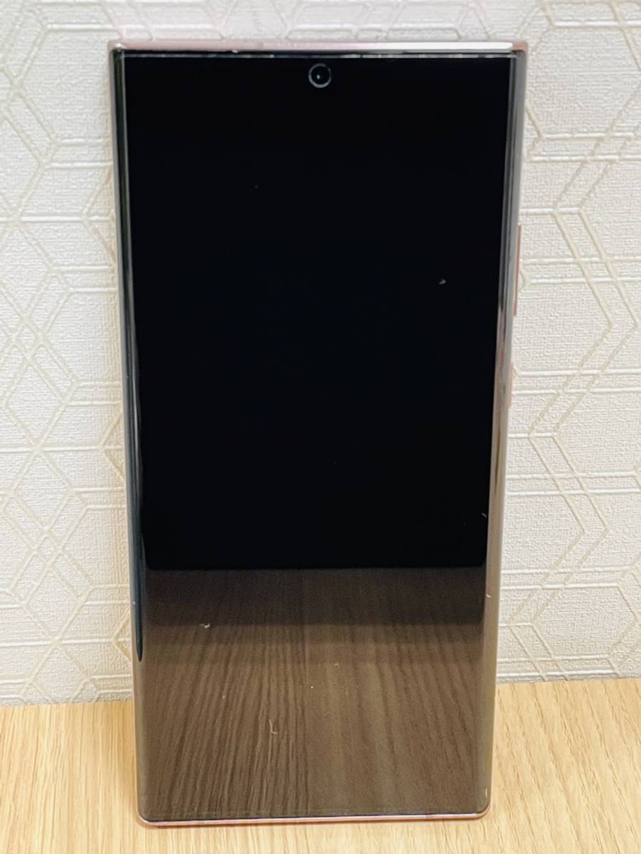 【MIA 3841】1円スタート Galaxy Note20 Ultra 5G ミスティックブロンズ docomo SC-53A バッテリー残量80%以上 判定〇 中古 美品 現状品