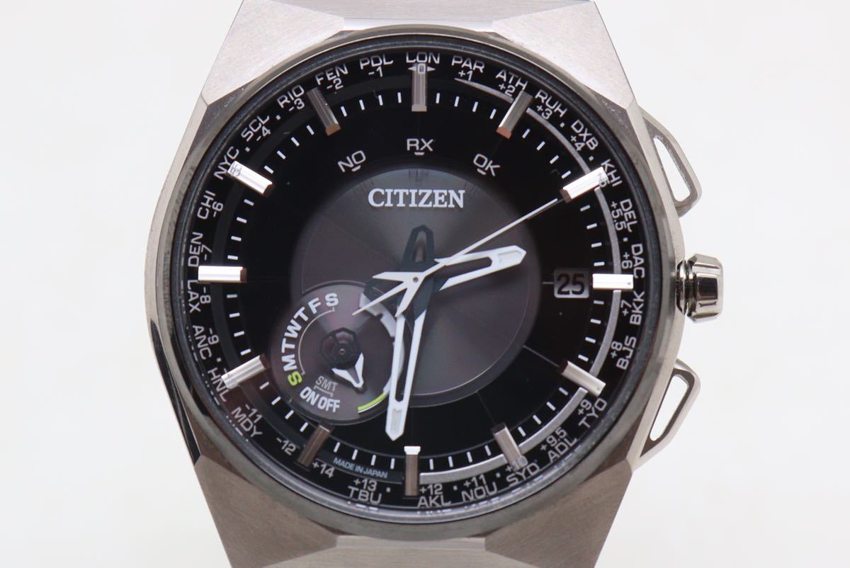お買い得，高品質 シチズン/CITIZEN/サテライトウェーブ/エコドライブ/CC2006-53E/F100-T021077/チタン/黒文字盤/メンズ/電波ソーラー(その他)｜売買されたオークション情報、yahooの商品情報をアーカイブ公開 - オーク その他