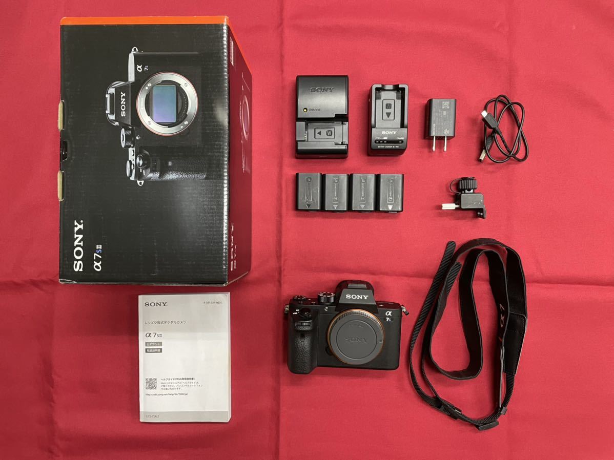 中古美品 SONY α7SⅡ ILCE−7SM2 ワンオーナー品 予備バッテリー付き