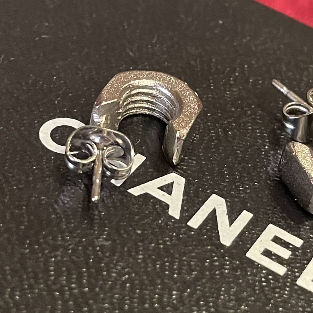 CHANEL シャネル ココマーク フープ型 ピアス 箱付き 【公式通販】