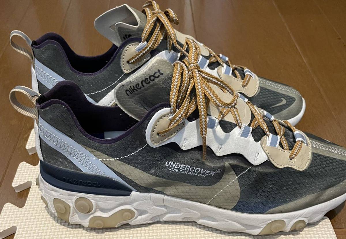  リアクト アンダーカバー ナイキ NIKE REACT ELEMENT 87&times;UNDERCOVER 26.5(27.0cm)｜売買されたオークション情報、yahooの商品情報をアーカイブ公開 - オークファン 27.0cm