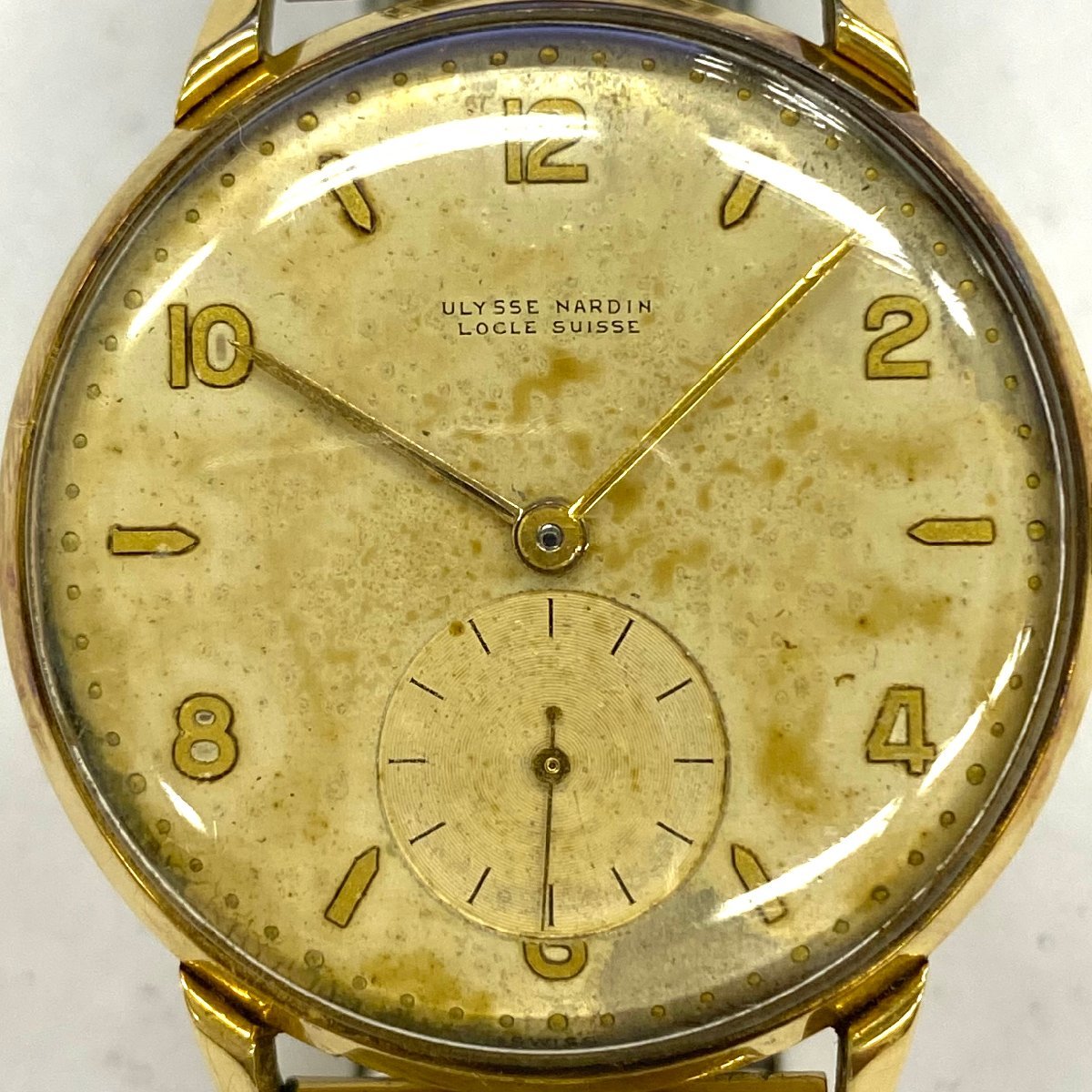 ◇ユリスナルダン ULYSSE NARDIN◇スイス製 アンティーク 手巻き 