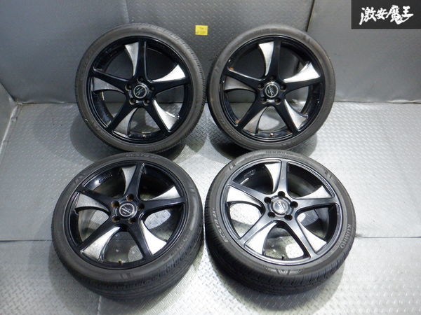 ○WORK ワーク STEEZ 18インチ 7J +48 PCD114.3 5H 5穴 225/40ZR18