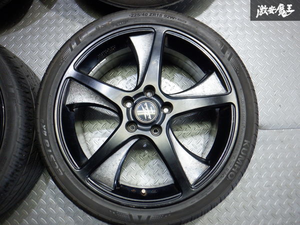 ○WORK ワーク STEEZ 18インチ 7J +48 PCD114.3 5H 5穴 225/40ZR18