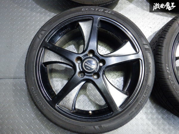 ○WORK ワーク STEEZ 18インチ 7J +48 PCD114.3 5H 5穴 225/40ZR18
