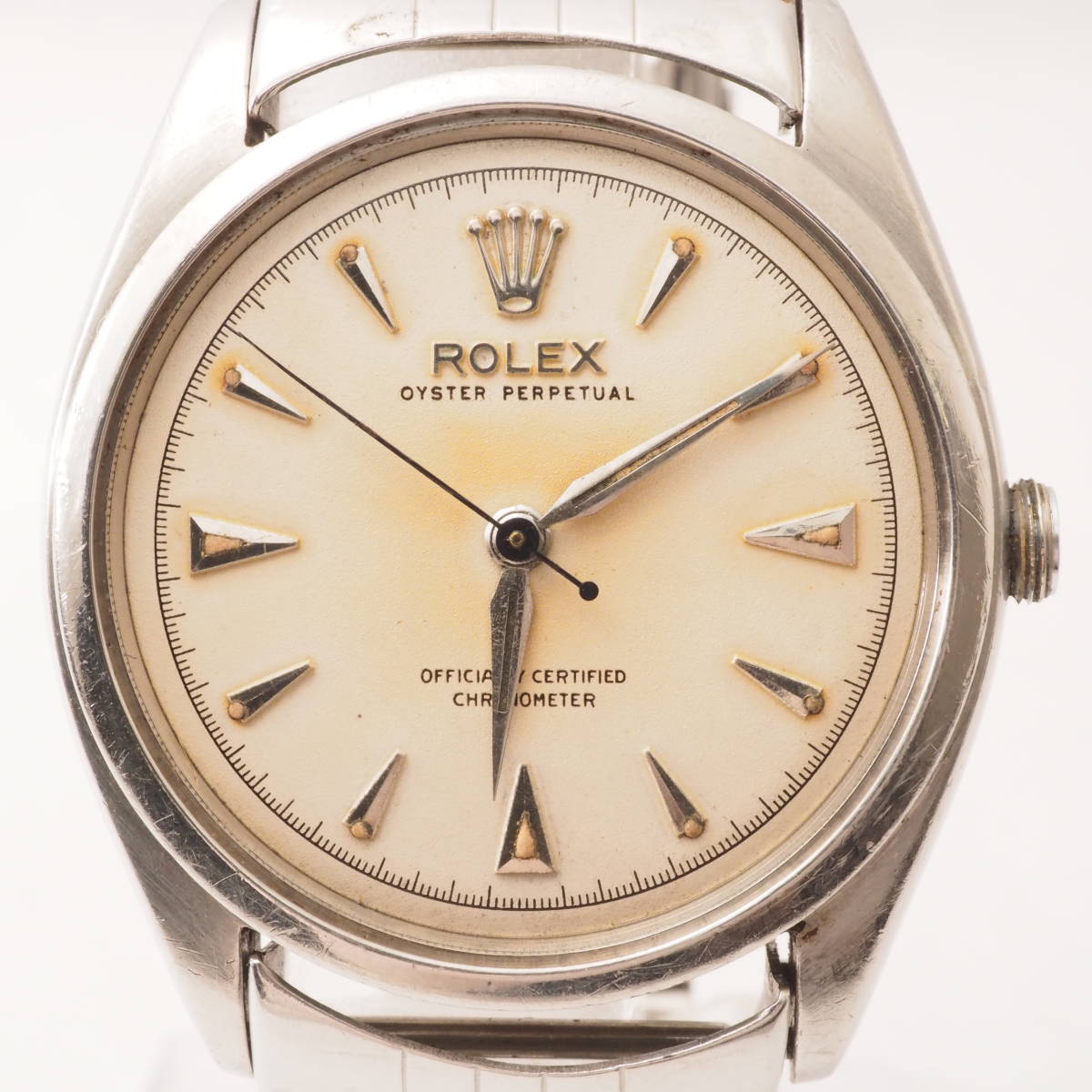 セールROLEX SUBMARINER 箱と付属品10点セット美品 ロレックス Ref.6084 オイスターパーペチュアル セミバブルバック
