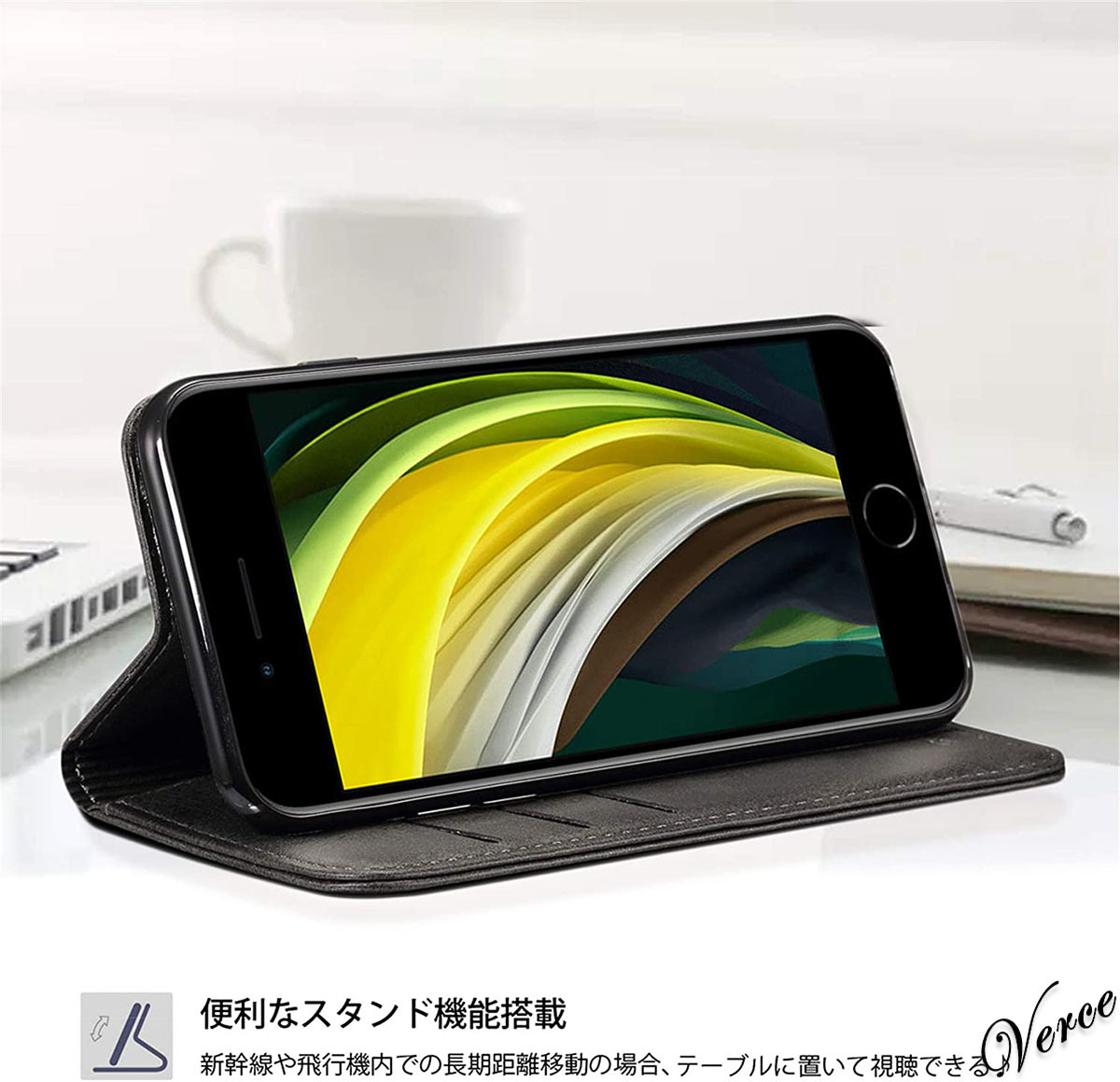 iPhone ケース : 手帳型 iphone ケース手帳型 スマホケース カード収納 Pro スタンド機能 アイフォン JCGOOD 手帳 0 1 シンプルスマホ