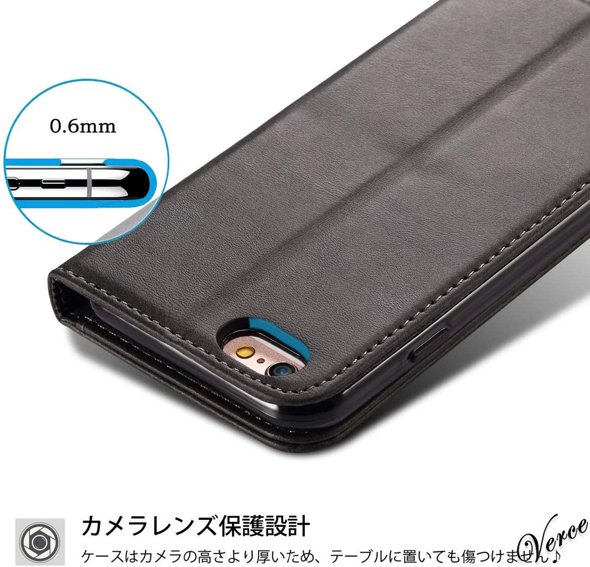 iPhone ケース : 手帳型 iphone ケース手帳型 スマホケース カード収納 Pro スタンド機能 アイフォン JCGOOD 手帳 0 1 シンプルスマホ