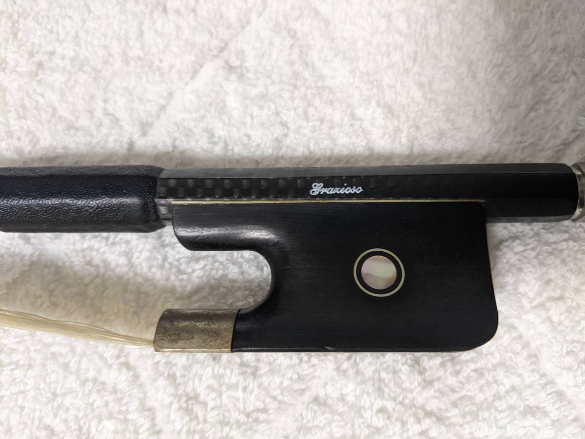 コントラバス 弓 フレンチ カーボン Grazioso BC-2(ウッドベース