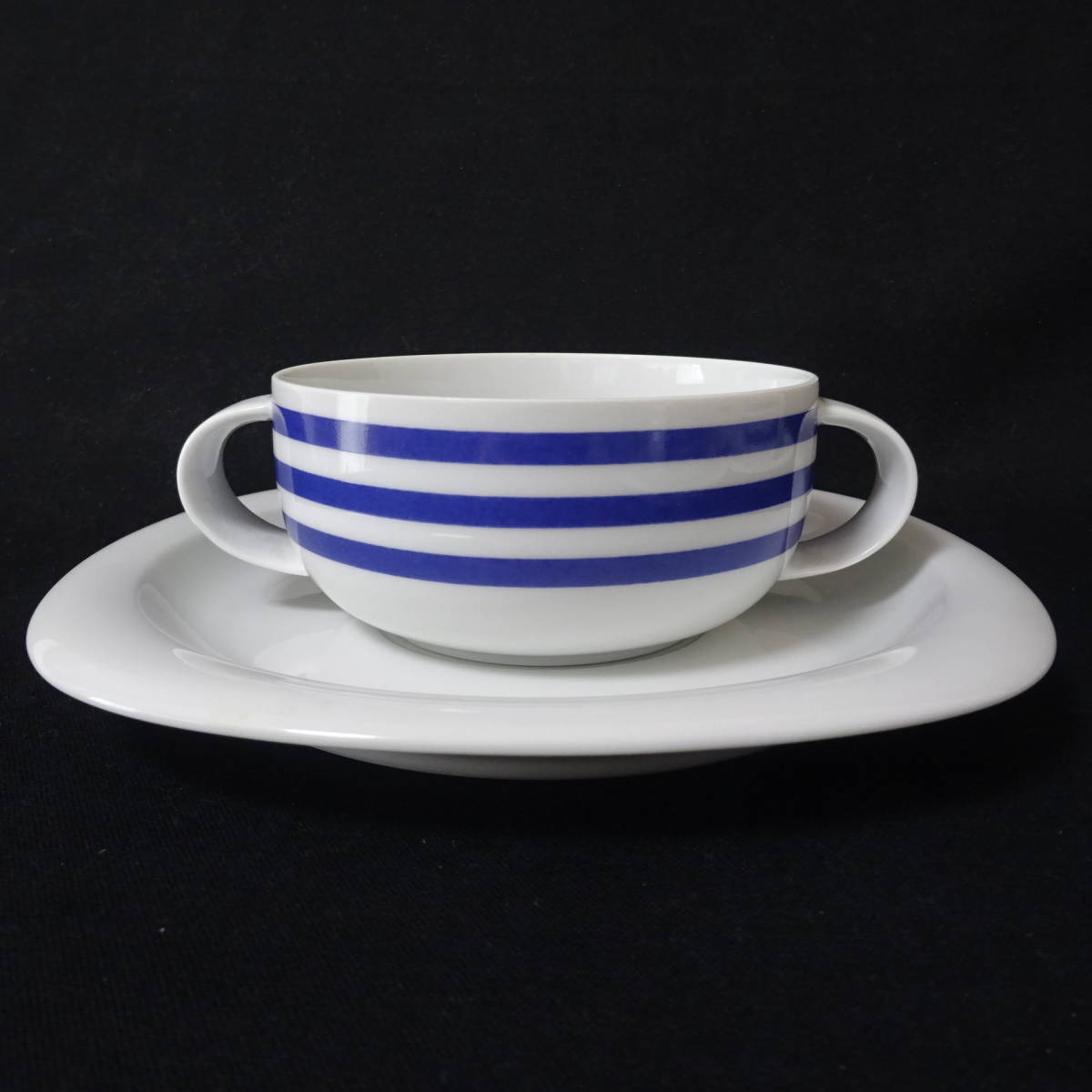 1545832-204】○美品○ローゼンタール スオミブルー スープカップ 