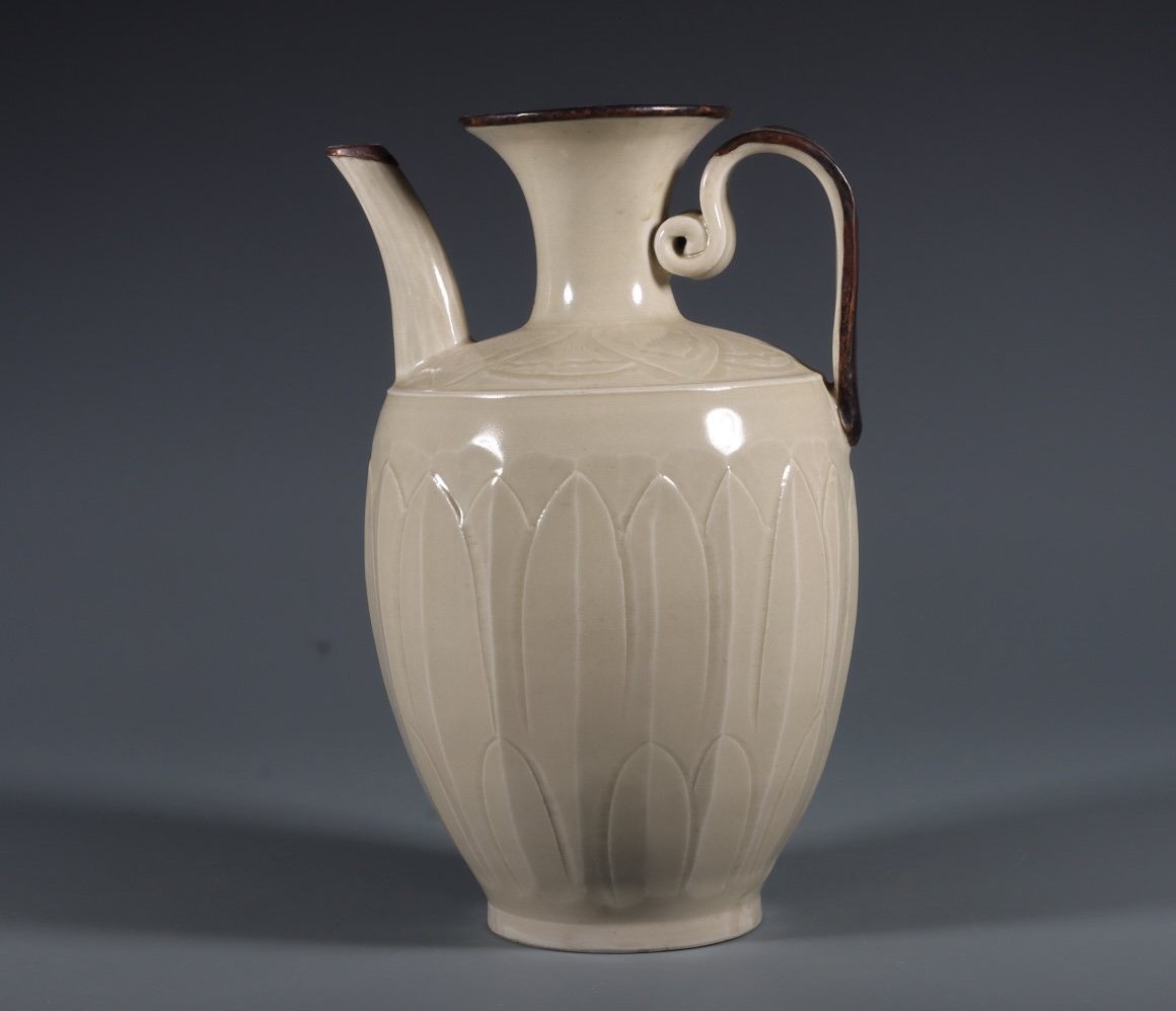 大成古美術 定窯執壺 検 宋代 染付 陶磁器 唐物 中国美術