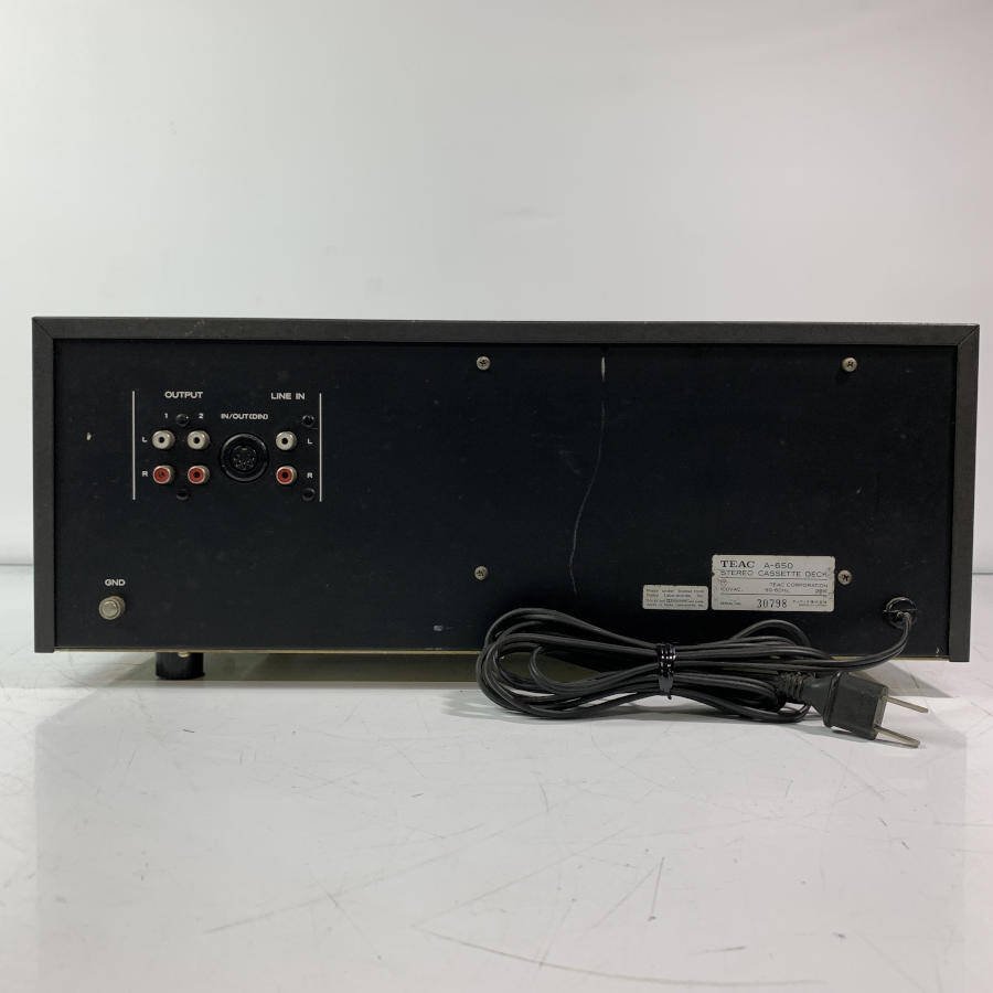 TEAC A-650 ティアック カセットデッキ プレーヤー レコーダー◇現状品