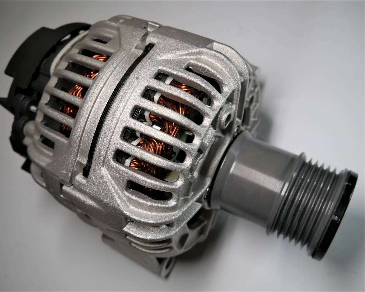 (送料込) サーブ 9-3 / 9-5用 EB205/235 オルタネーター プーリー付 140A【ボッシュ製・AC DELCO REMYリビルト品】