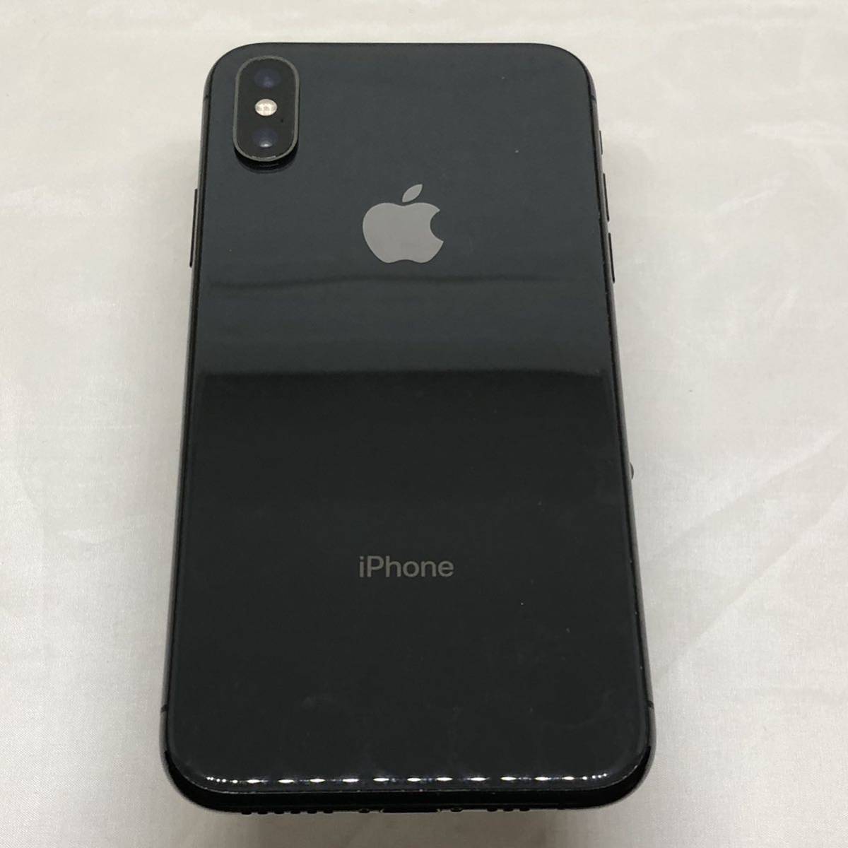10142【良品100%】SIMフリー iPhoneXs 256GB グレー 残債なし スピード