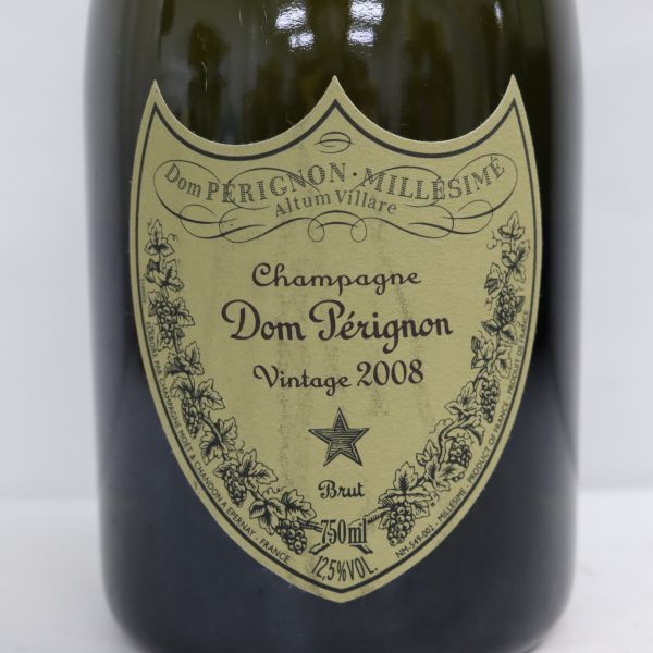 Dom perignon（ドンペリニヨン）2008 12.5％ 750ml U22I200055 飲料