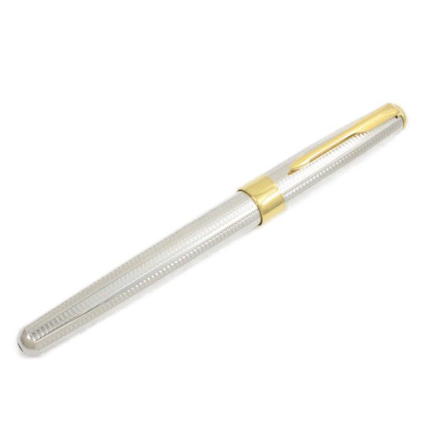 PARKER パーカー ソネット 万年筆 18Kペン先 シルバー カスケード【い