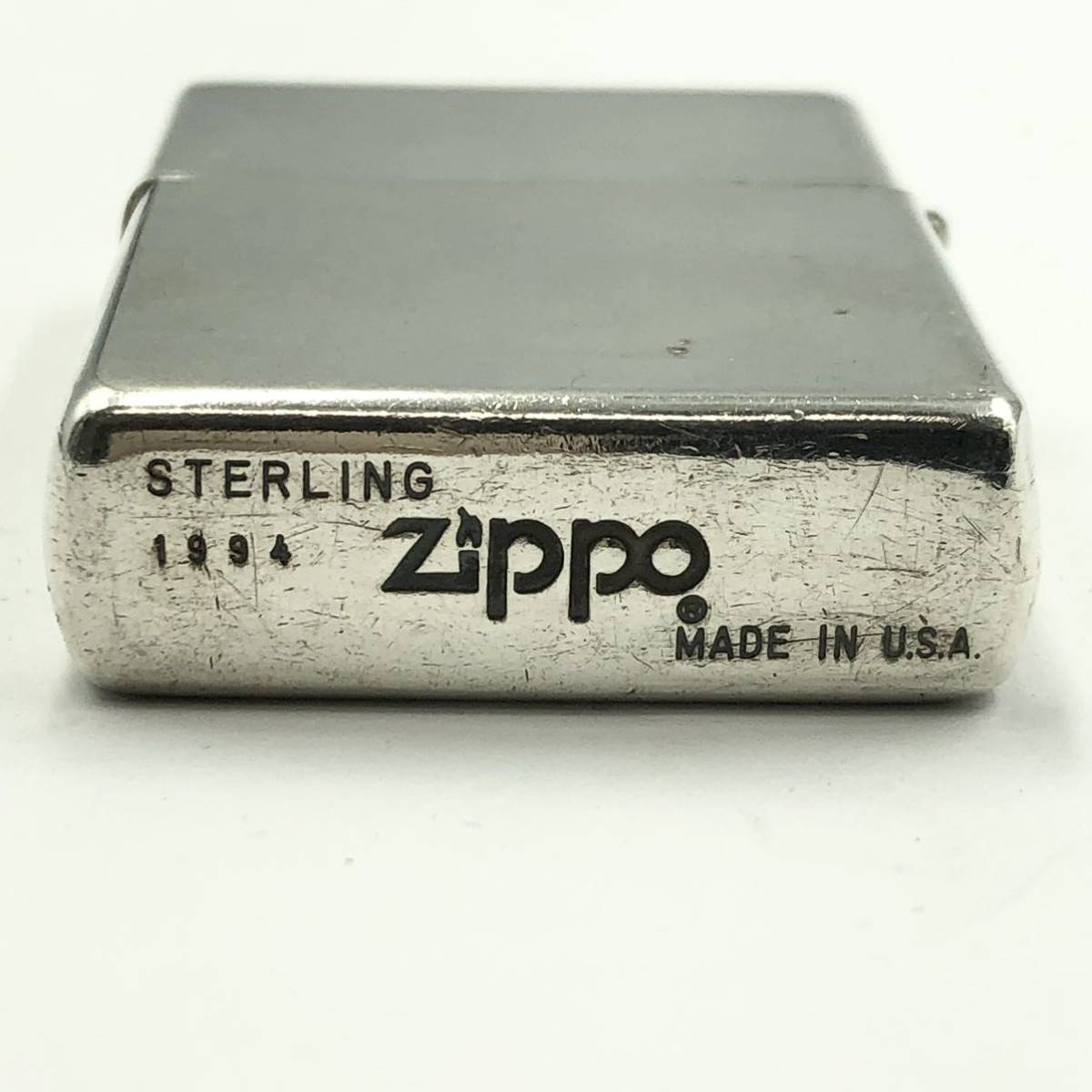3ME☆ZIPPO STERLING SILVER フラットトップ☆ジッポー ジッポ 