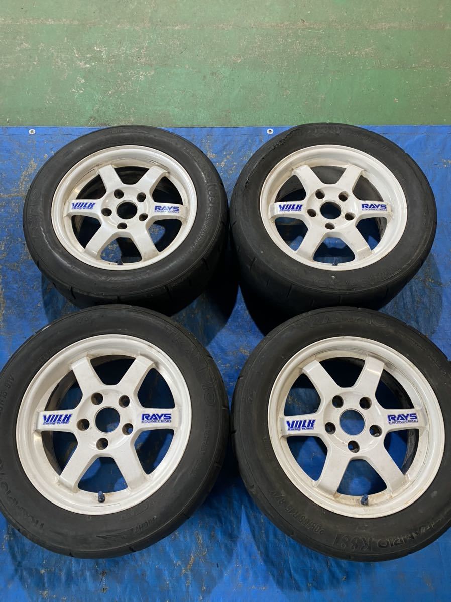 人気セール，新品 RAYS TE37 15インチ 7J +35 PCD114.3 5穴 レイズ EK9 シビック インテグラ タイプR(社外品)｜売買されたオークション情報、yahooの商品情報をアーカイブ公開 - オークファン 5穴