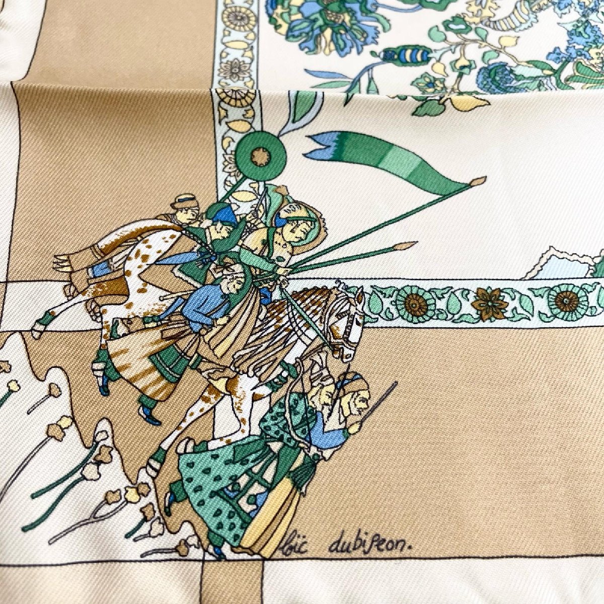 HERMES エルメス カレ40 fantaisies indiennes スカーフ ハンカチ