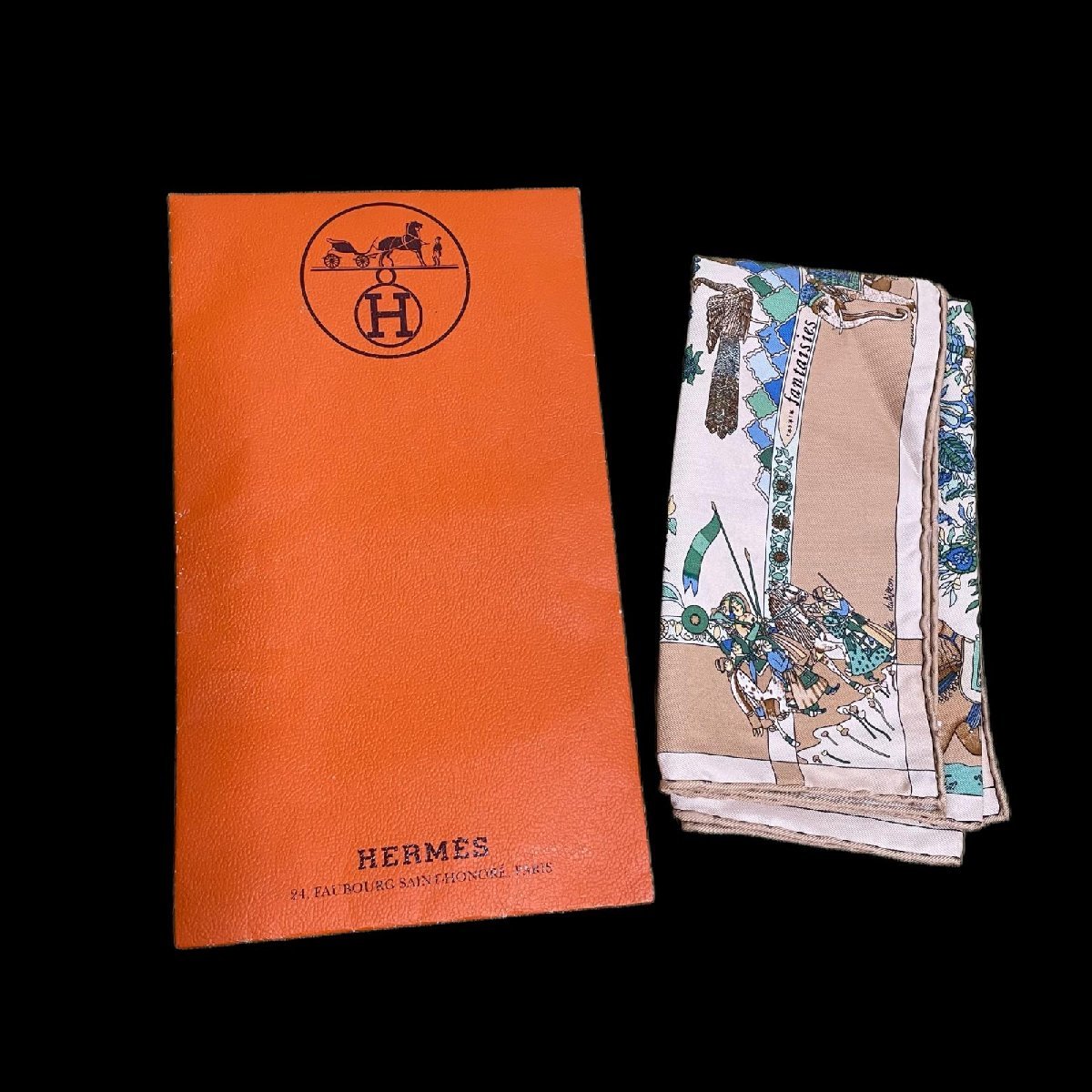 HERMES エルメス カレ40 fantaisies indiennes スカーフ ハンカチ