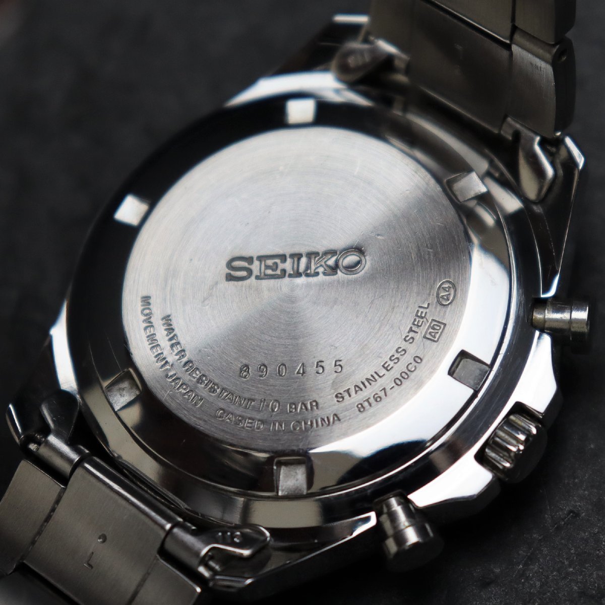 SEIKO セイコー スピリット 8Tクロノグラフ 8T67-00C0 SBTR029 