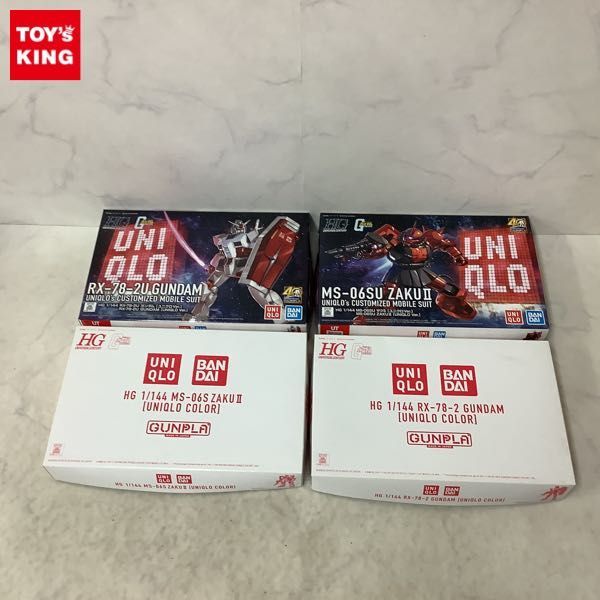 1円〜 HGUC 1/144 機動戦士ガンダム ガンダム ユニクロVer. ザクII ユニクロカラー 他(その他)｜売買されたオークション情報、yahooの商品情報をアーカイブ公開 - オークファン その他