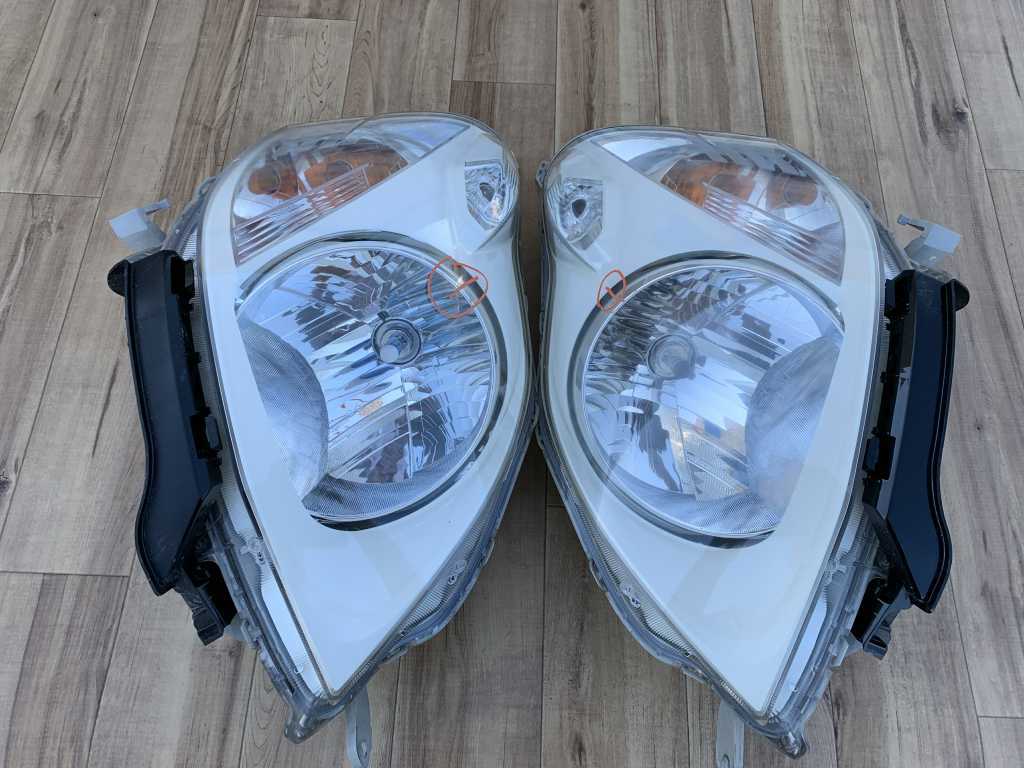 1 状態良 ホンダ　JC1　 ライフ パステル ヘッドライト　ヘッドランプ 左右 ハロゲン　STANLEY P8291 P8292 電動レベライザー付　左右 光軸