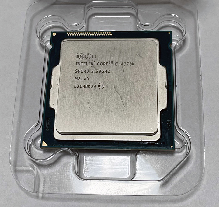 最安値，格安 INTEL CORE i7 4770K 3.50GHz 品(Core i7)｜売買されたオークション情報、yahooの商品情報をアーカイブ公開 - オークファン Core i7