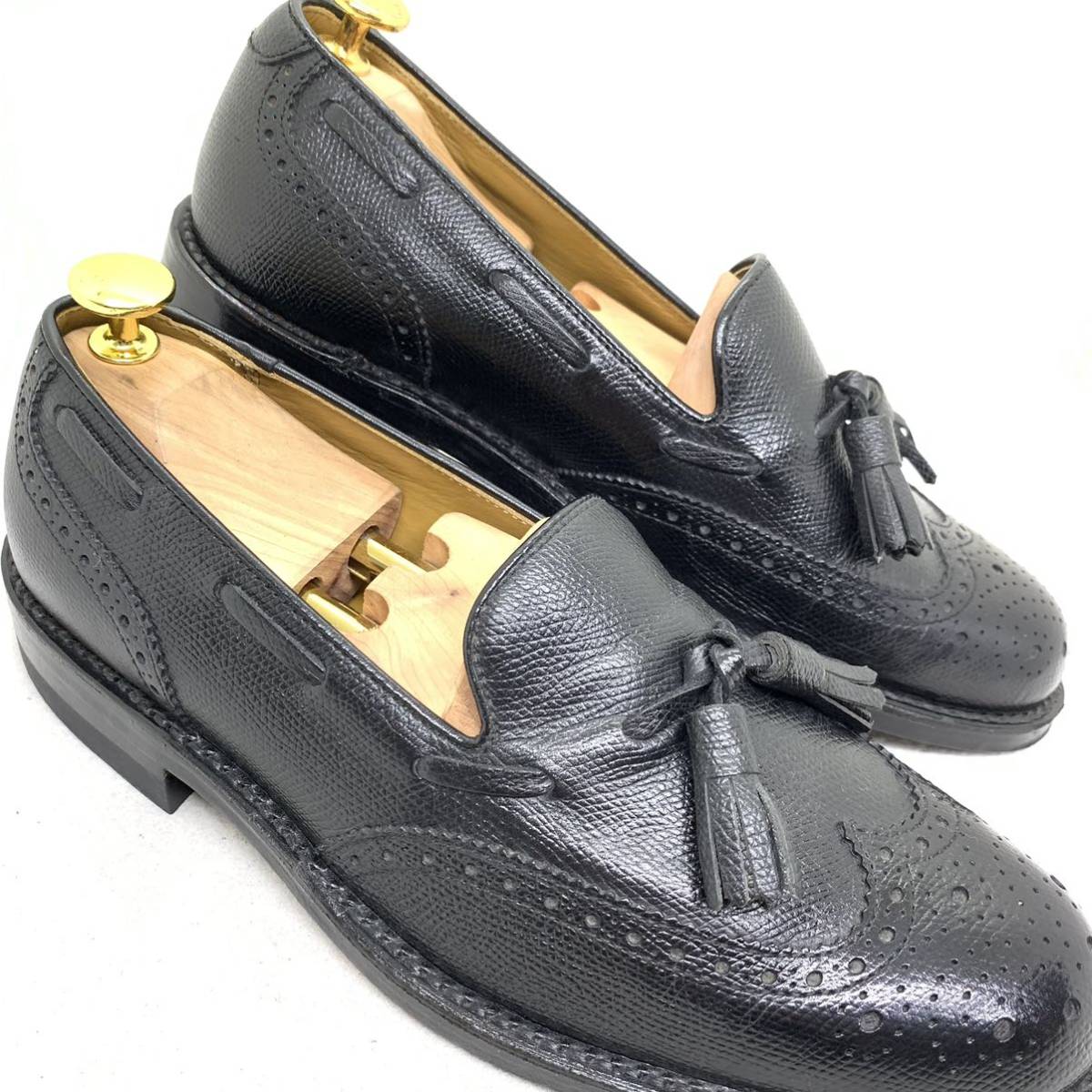 美品 REGAL リーガル 679 タッセルローファー ブラック 黒 24.5㎝EE 
