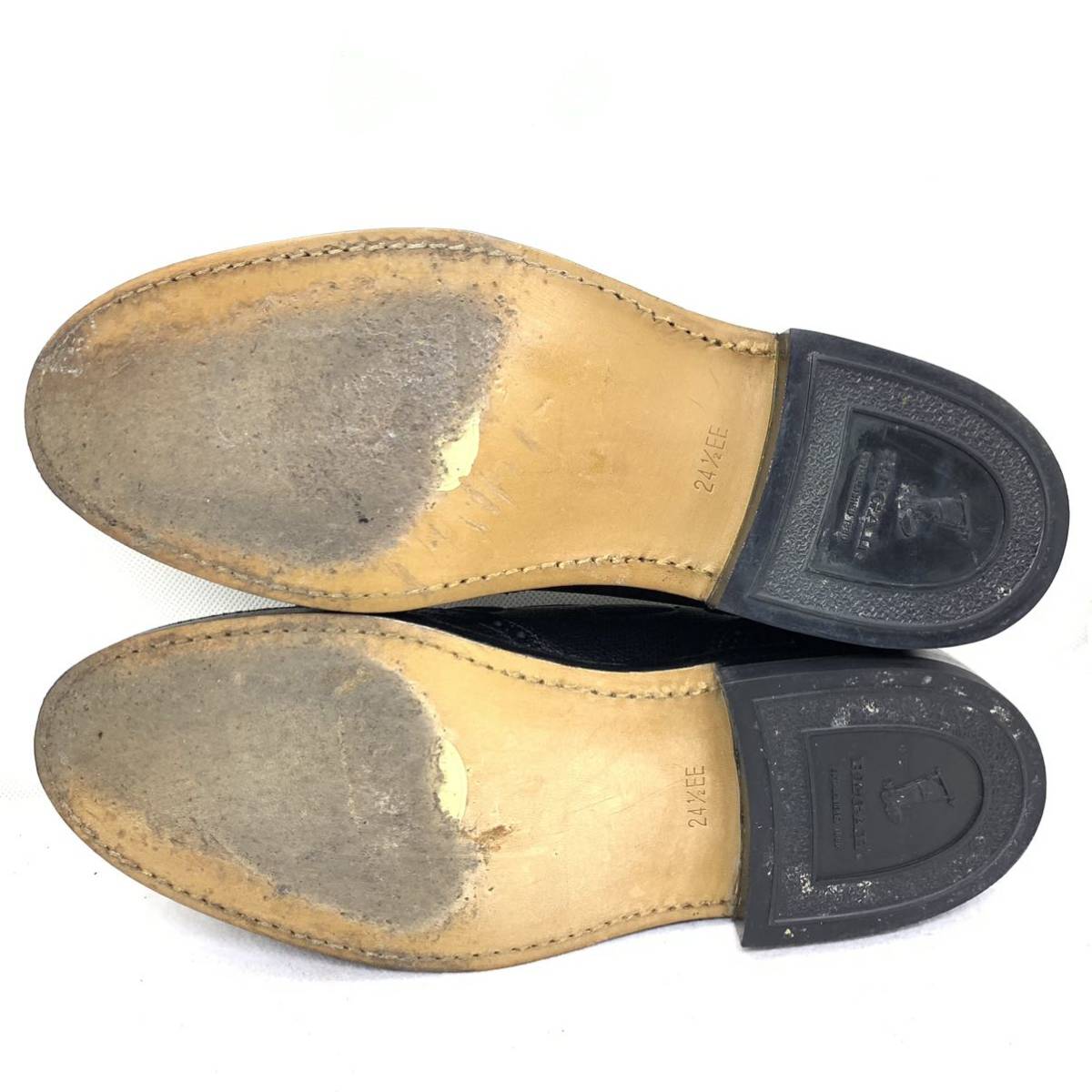 美品 REGAL リーガル 679 タッセルローファー ブラック 黒 24.5㎝EE 