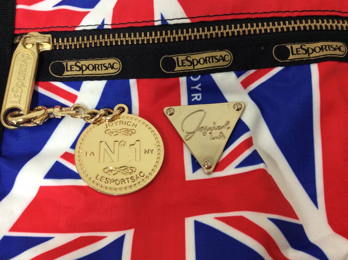 □2372 LE SPORTSAC JOYRICH コラボ バッグ トートバッグ イギリス国旗 