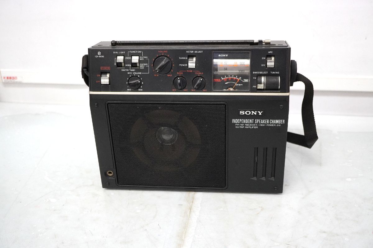 SONY ICF-9090 ギターアンプ AM/FM ラジオ ネット直販サイト