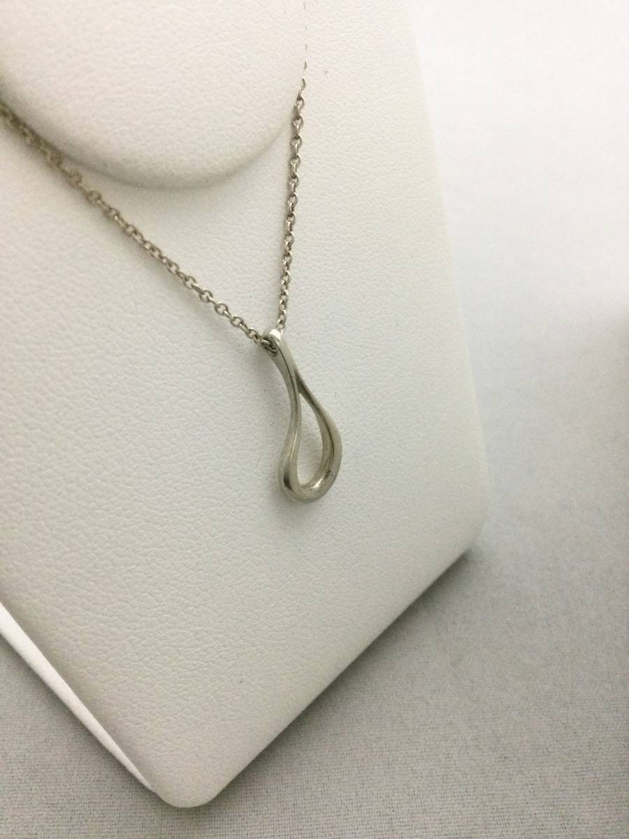 TIFFANY&Co. ティファニー オープンティアドロップ ネックレス 