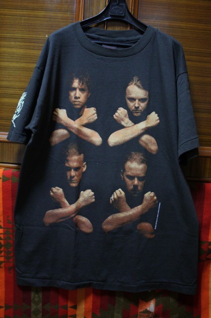100%新品，本物保証 USA製 シングルステッチ メタリカ METALLICA バンド Tシャツ ガンズ ローリングストーンズ ニルヴァーナ レッチリ pushead 90s 好き(Tシャツ)｜売買されたオークション情報、yahooの商品情報をアーカ Tシャツ