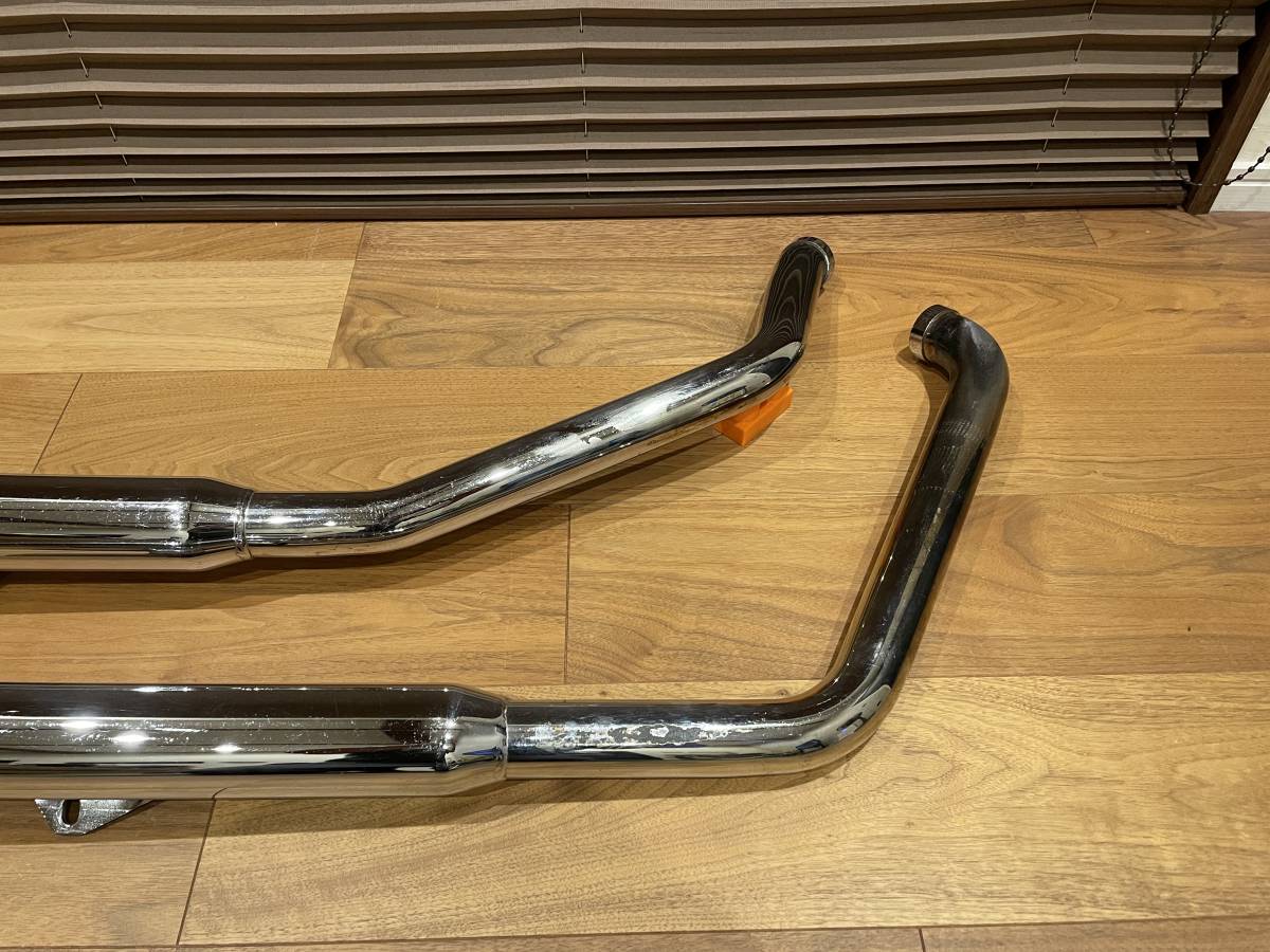 パイソン Python マフラー ソフテイル エボ EVO ツインカム FLST FXST