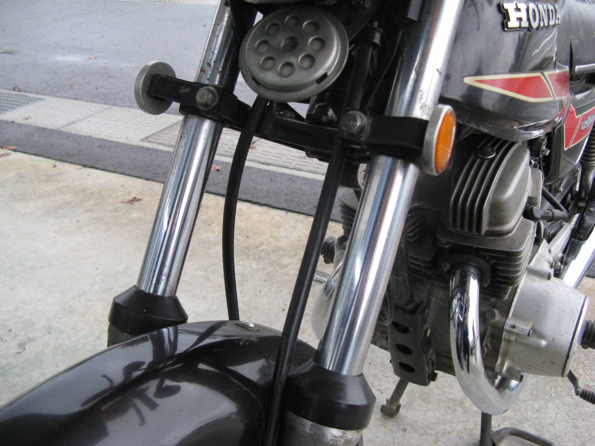 ZZ）1977年（昭和52年）ベンリィ CB125T 不動 部品取車 