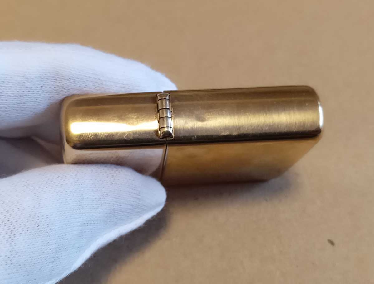 香港 ZIPPO ジッポー ダブルイヤー SOLID BRASS ソリッドブラス 
