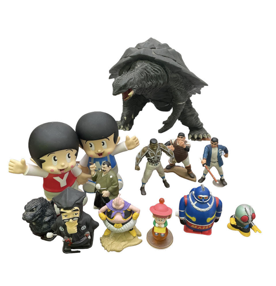 レトロフィギュアまとめ 東映1999 ガメラ 鉄人28号ノコノコ 孫悟飯 