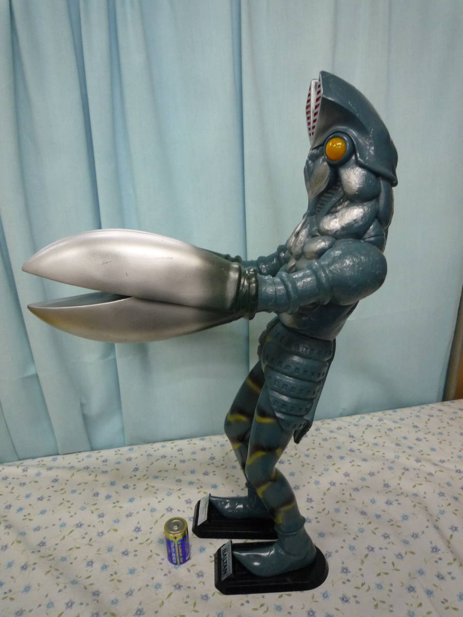ビンテージソフビ　バルタン星人　ウルトラマン　バンダイ　特撮その他　ビンテージその他　ポピー　フィギュアその他　 バルタン星人 ソフビ ウルトラマン ヴィンテージ バンダイ製 グリーン
