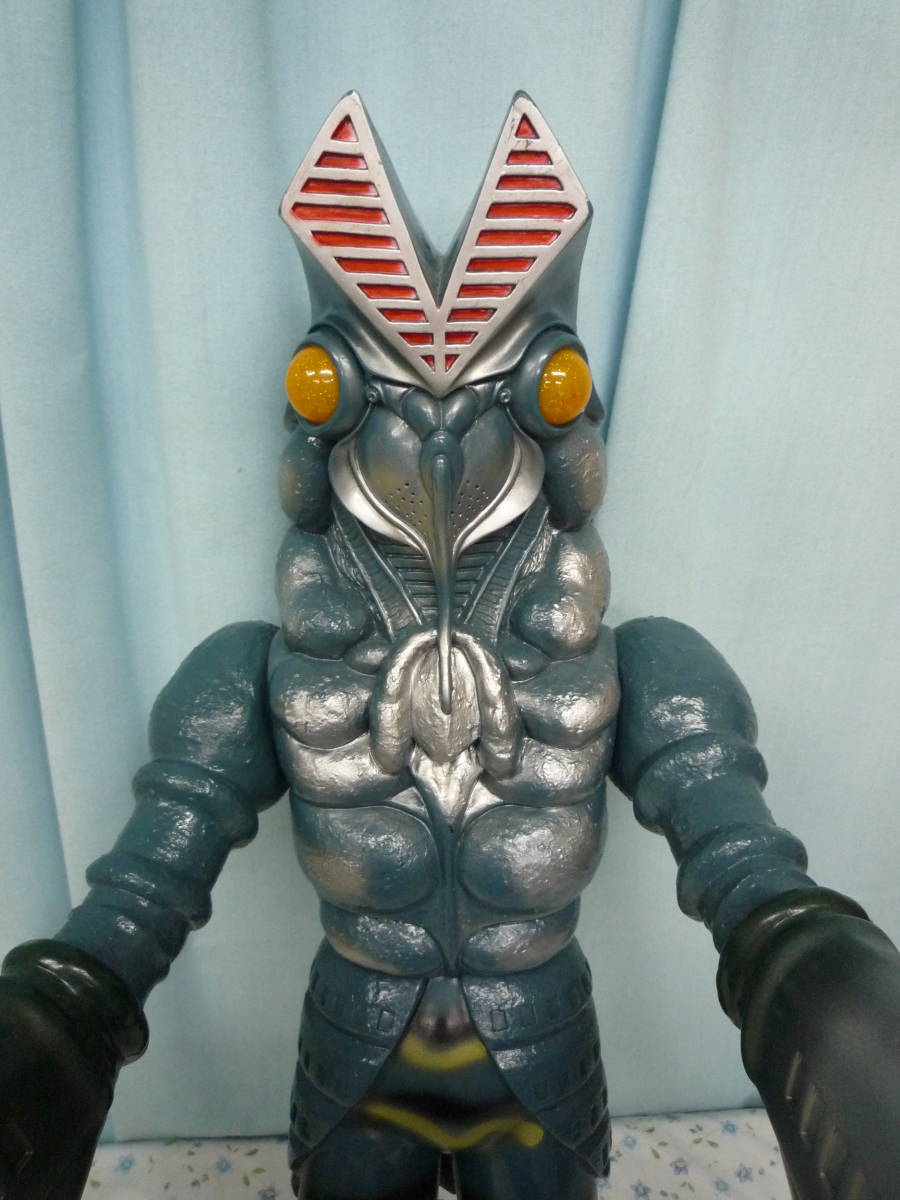 ビンテージソフビ　バルタン星人　ウルトラマン　バンダイ　特撮その他　ビンテージその他　ポピー　フィギュアその他　 バルタン星人 ソフビ ウルトラマン ヴィンテージ バンダイ製 グリーン