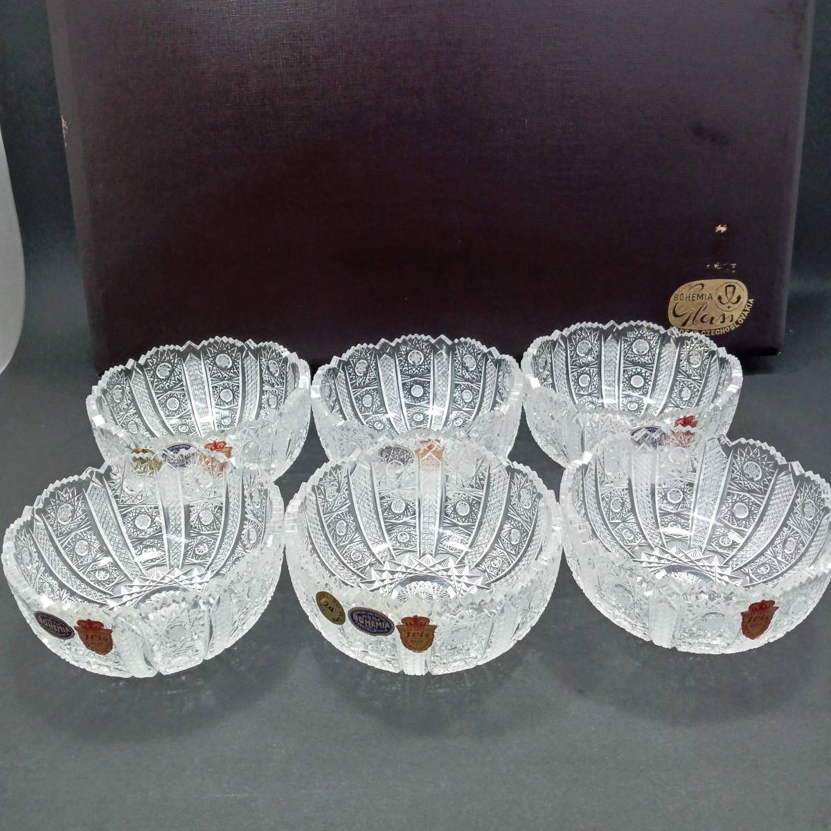Bohemia bowl Etsy 日本 crystal クリスタル ボウルの中古 ガラス 