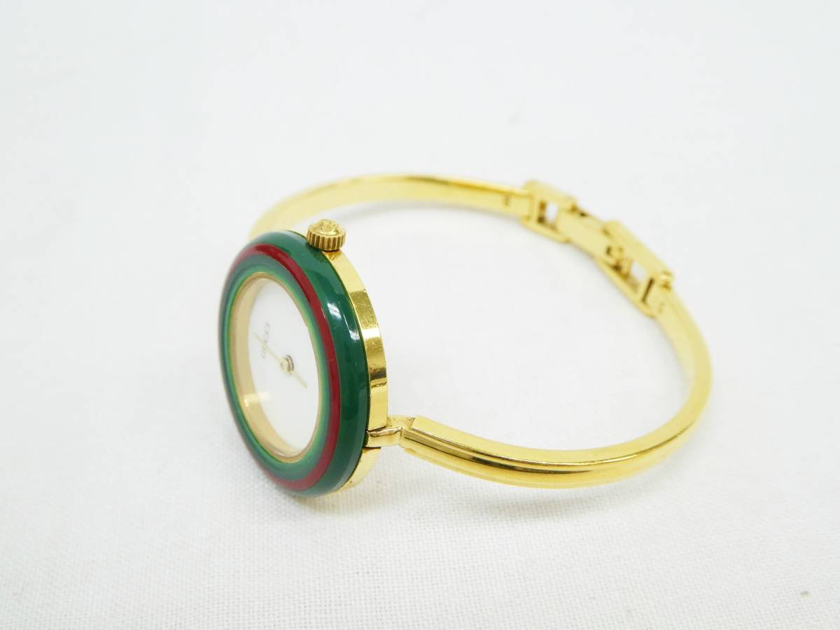 1円スタート】☆GUCCI ヴィンテージ グッチ バングルウォッチ チェンジ