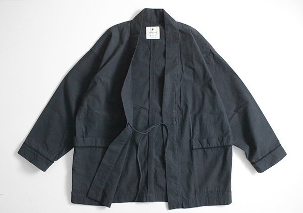 snow peak ◆ NORAGI JACKET ノラギジャケット 黒 Lサイズ ガウン 野良着 スノーピーク ◆WJ14