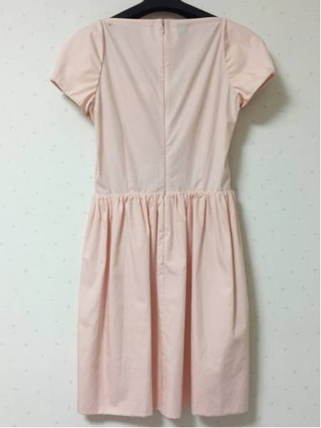 miumiu ピンクフリルドレス miu miumiuミュウミュウ ワンピース ドレスルルロジェッタピンク miuの