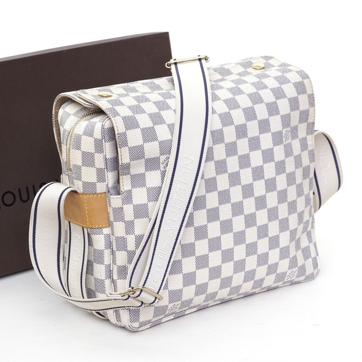 LOUIS ルイヴィトン VUITTON ダミエ アズール 長財布 Louis ダミエ 