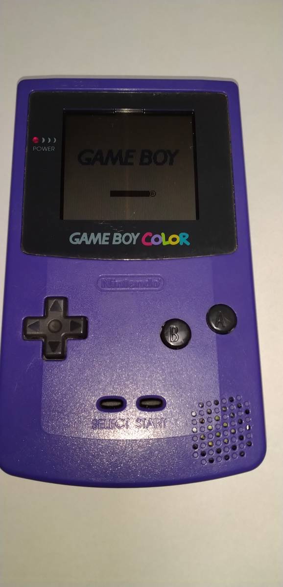 新品，本物保証 任天堂 ゲームボーイカラー パープル ジャンク品 お願い致します(本体)｜売買されたオークション情報、yahooの商品情報をアーカイブ公開 - オークファン 本体、アクセサリー