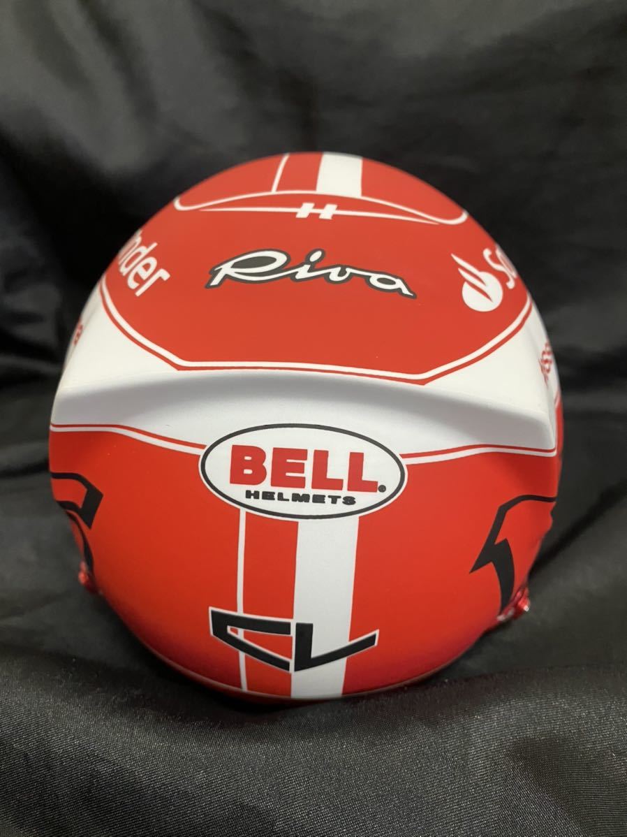 ヘルメット 直筆サイン入り 1&frasl;2 直筆サイン入り1&frasl;2ヘルメット Bell製 ヘルメット発売中 Bell製　C.ルクレール　直筆サイン入り1/2ヘルメット　フェラーリ2022年使用　