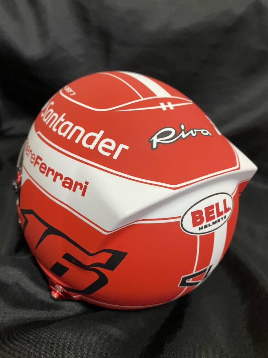 ヘルメット 直筆サイン入り 1&frasl;2 直筆サイン入り1&frasl;2ヘルメット Bell製 ヘルメット発売中 Bell製　C.ルクレール　直筆サイン入り1/2ヘルメット　フェラーリ2022年使用　
