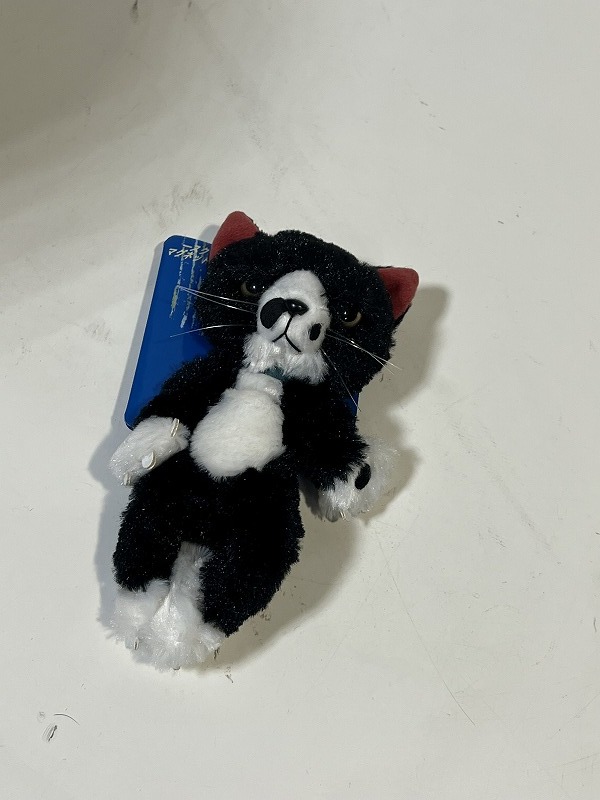 ぬいぐるみの偽物の猫 おもちゃの子供たちにとって興味深い白いかわいいシミュレーション猫 独立記念日ソフトぬいぐるみ顔なし人形クリエイティブぬいぐるみ装飾品ホー Mintsushiutah Com